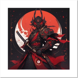 Full Moon Samurai Posters and Art